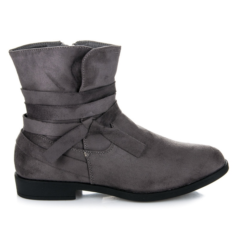 Seastar Bottines en daim gris