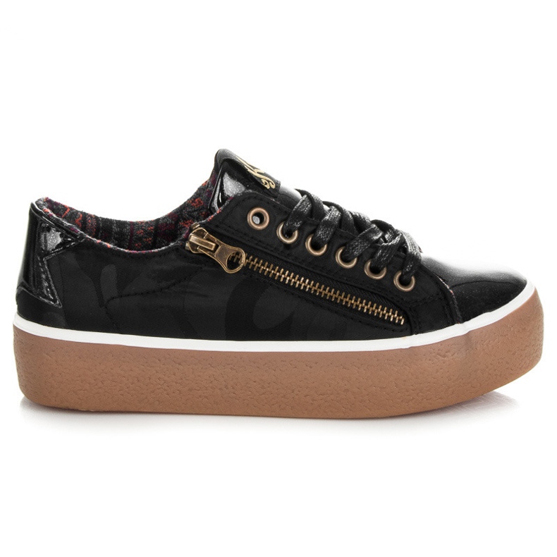 Kylie Baskets laquées le noir