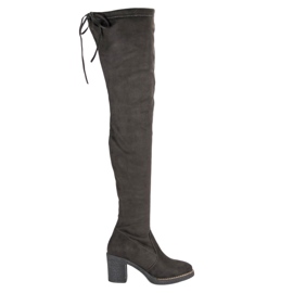Seastar Bottes hautes en daim gris