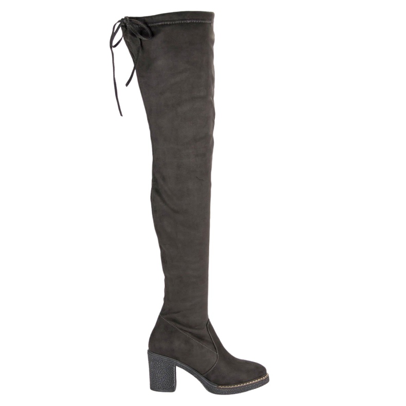 Seastar Bottes hautes en daim gris