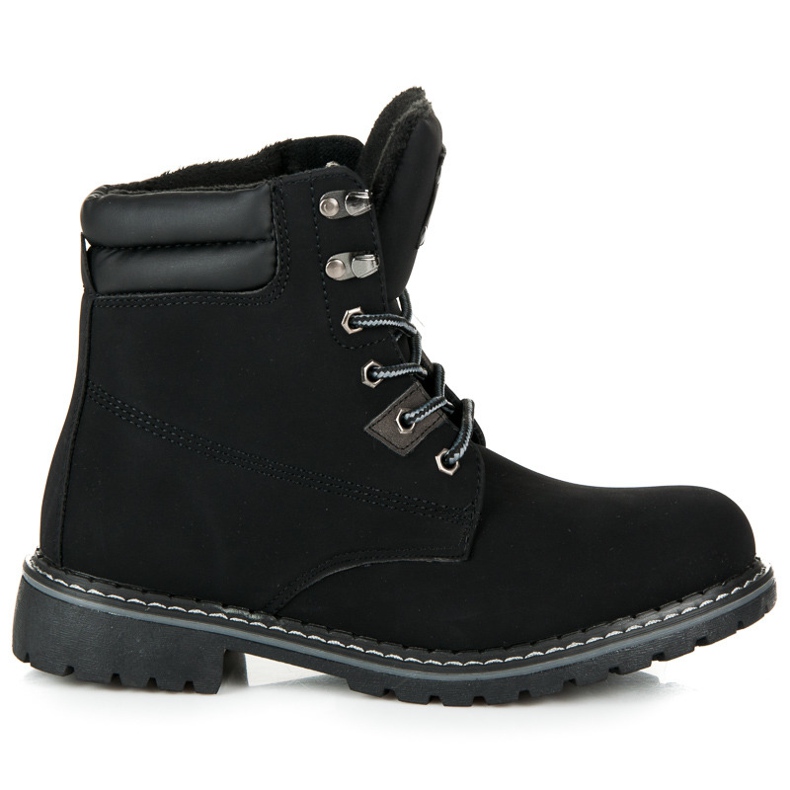 Queentina Trappeurs avec réchauffement le noir Queentina Trappeurs avec réchauffement le noir