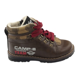 American Club Bottes et bottines avec fermeture éclair 16221 marron brun