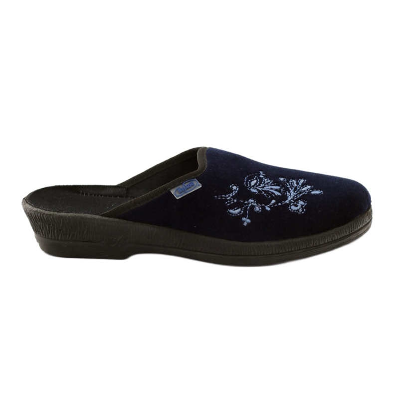 Broderie Chaussons pour femmes Befado 219d426 bleu bleu marin