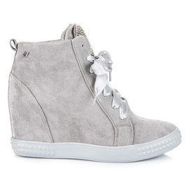 Vices New Collection Baskets nouées avec un ruban gris