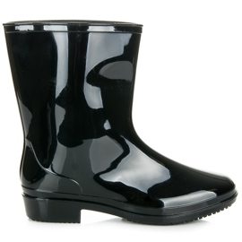 PA1 Galoches laquées le noir