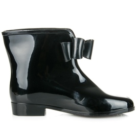 New Age Galoches avec un arc noir