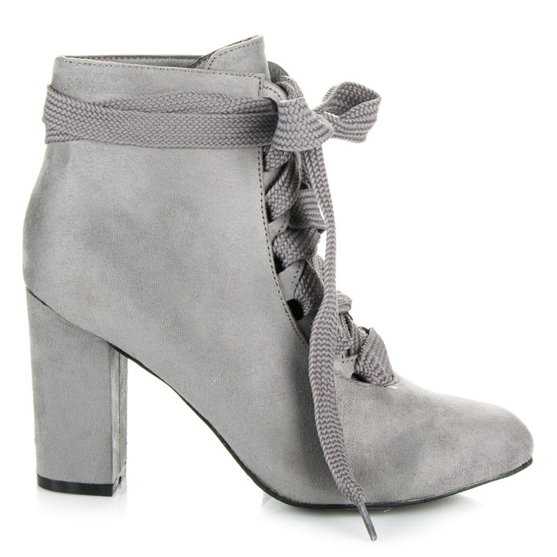 Vices New Collection Bottes avec une reliure élégante gris