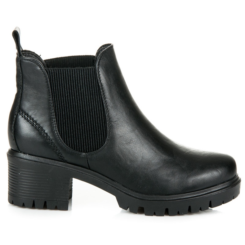Vices New Collection Bottines Chelsea noires le noir