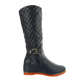 Bottines matelassées X720 bleu marine Bottines matelassées X720 bleu marine