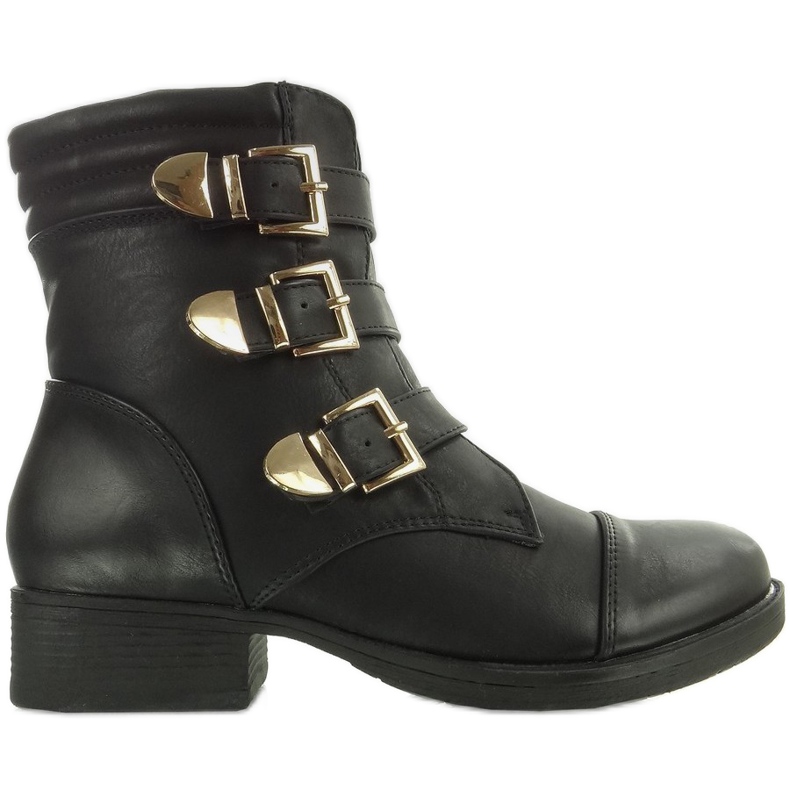 Bottes À Boucles 8216 Noir le noir