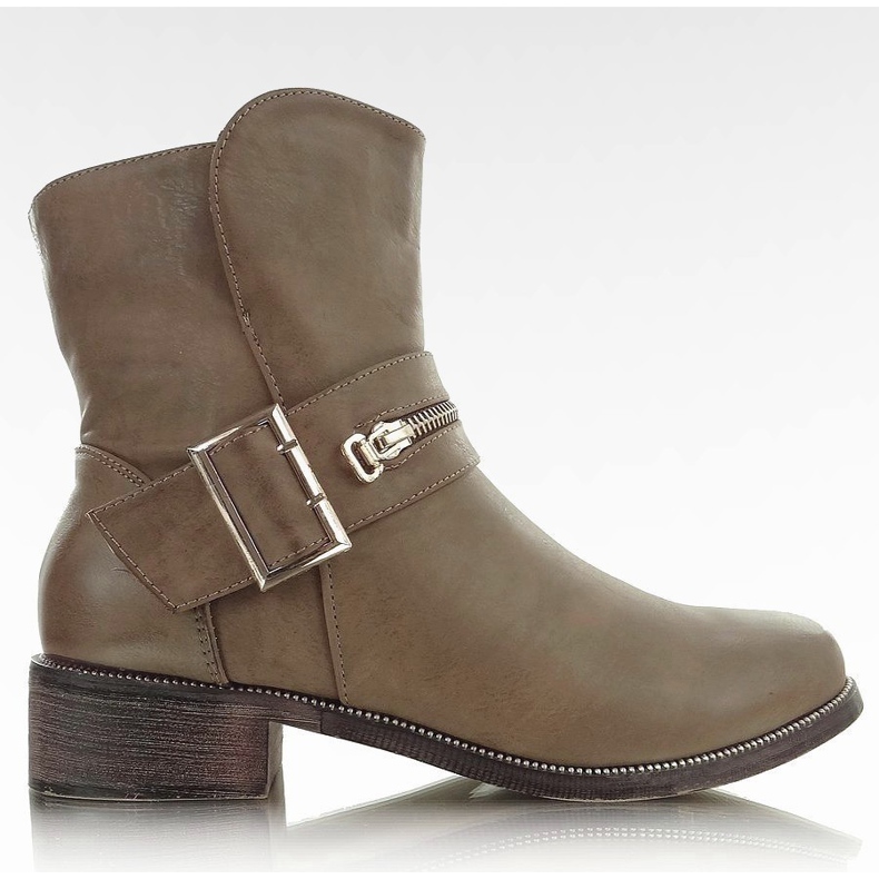 Bottes Jodhpur avec boucle AH-01 kaki