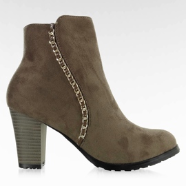 Bottes sur le poteau HQ801 kaki brun multicolore