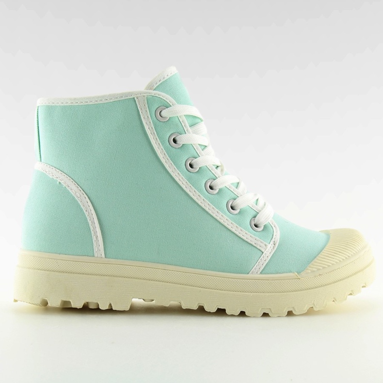 Baskets style palladium Y-02 au clair de lune bleu