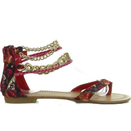 Tongs L797 Rouge