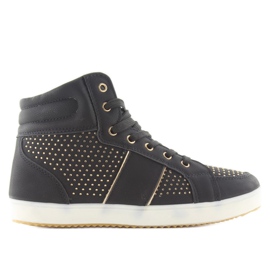 85-3 Baskets montantes noires le noir 85-3 Baskets montantes noires le noir