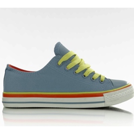 AN1177 Baskets en toile bleu clair