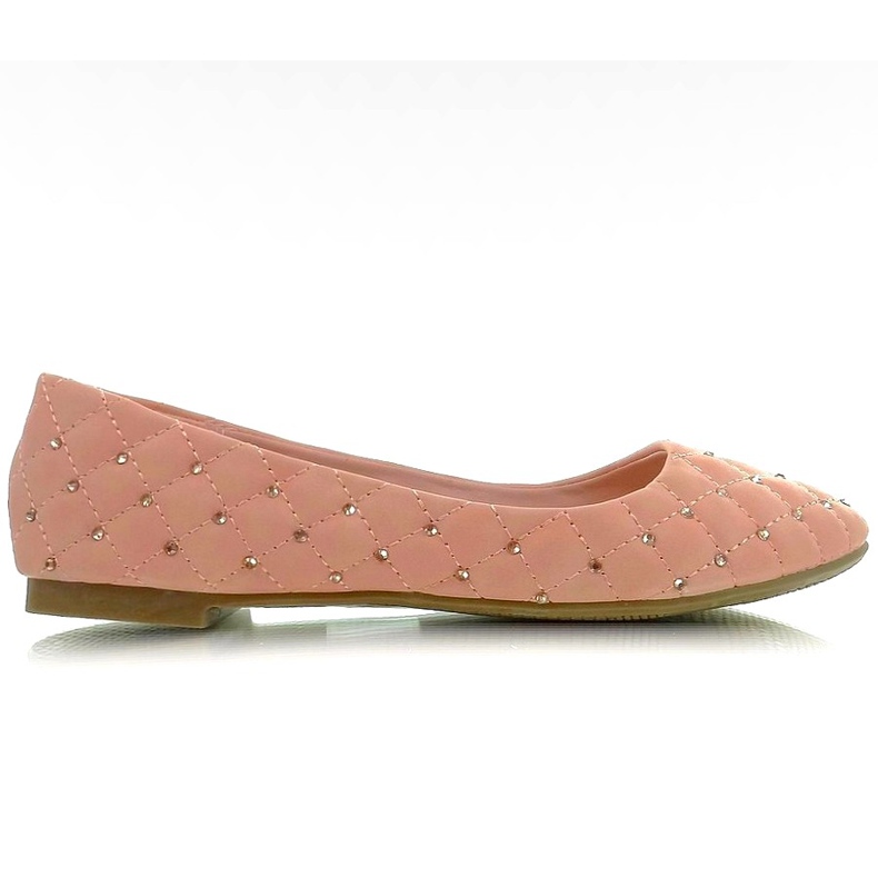 Ballerines matelassées XT373 Rose