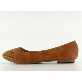 Ballerines décorées de chameau A902 brun