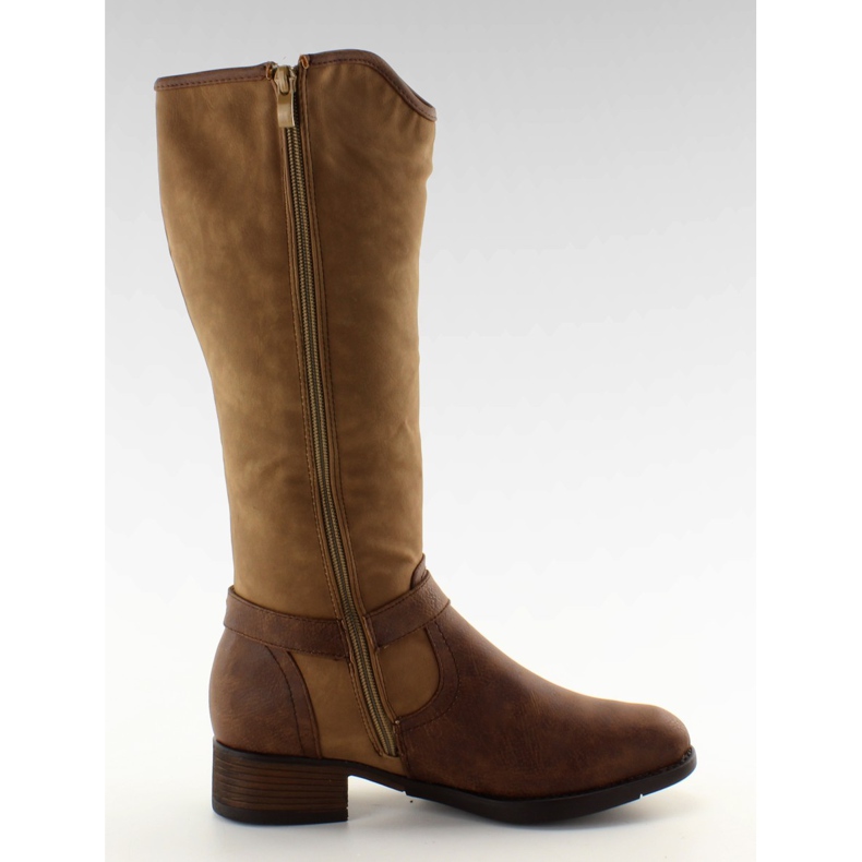 Bottes d'officier cuisses 7585-1 marron brun Bottes d'officier cuisses 7585-1 marron brun