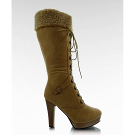Bottes sur le poteau de chameau G12400 brun