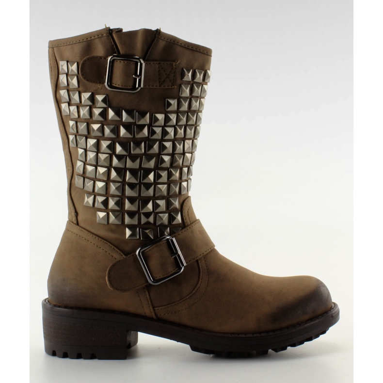 Bottes motardes B025-2 kaki Bottes motardes B025-2 kaki