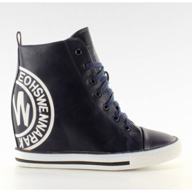 Baskets avec cachet Y450. Grenade bleu marin