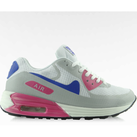 Air B306M chaussures de sport blanc-gris bleu rose