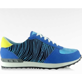 Chaussures de sport soft Y617 Blue bleu multicolore Chaussures de sport soft Y617 Blue bleu multicolore