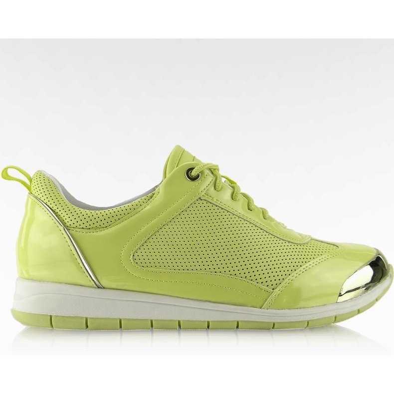 Chaussures de sport avec plaque verte Y621 Chaussures de sport avec plaque verte Y621