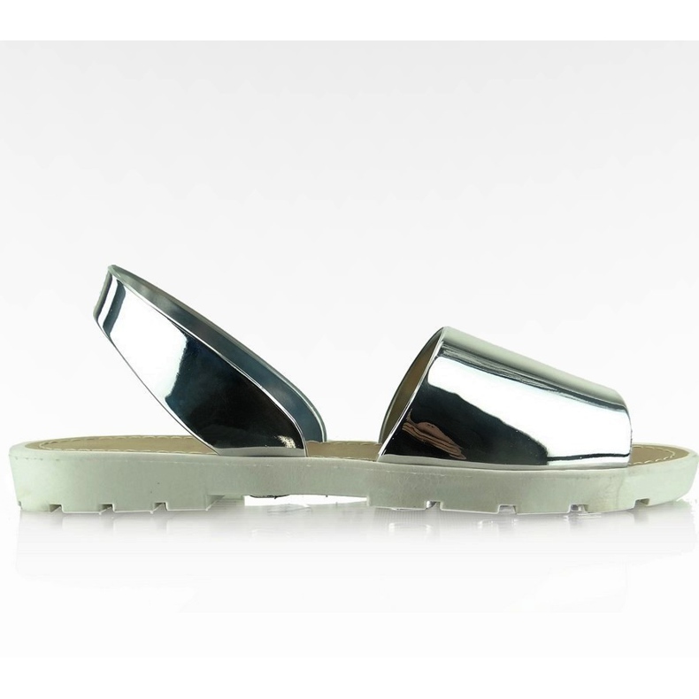 Sandales style miroir T-9117 White gris