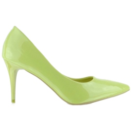 Escarpins un stiletto un talon confortable Jaune multicolore
