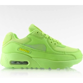Chaussures de sport air mono color B726 Green vert