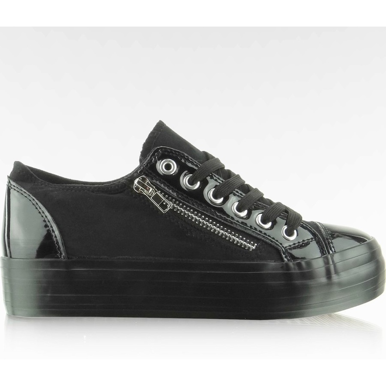 Baskets à talons hauts YDB-27 Noir le noir