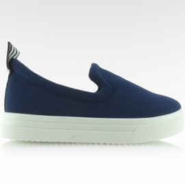 Enfiler avec languette BL27 Bleu bleu marin