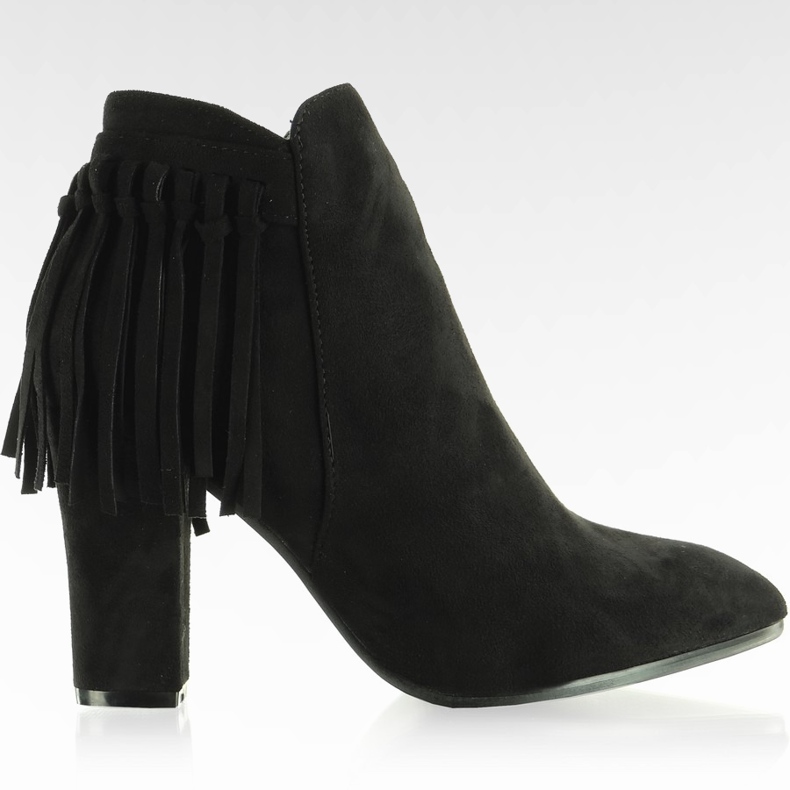 Les bottes avec des franges doivent avoir FA112 Black le noir