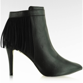 Bottines à franges NY-32 noir