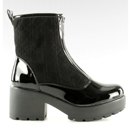 Bottes Vagabond avec embout verni Q06 le noir