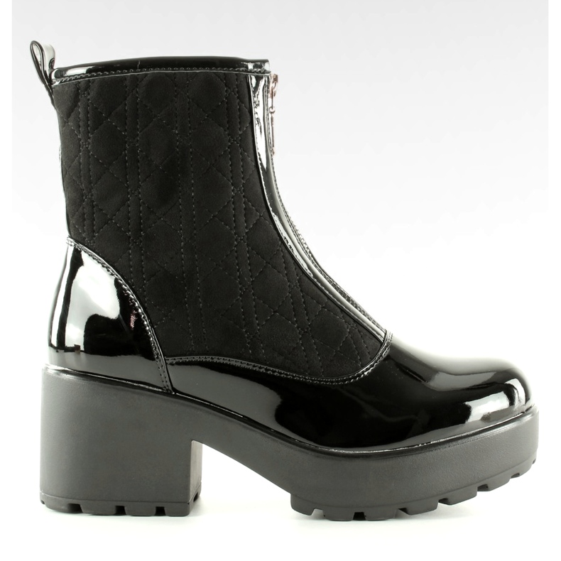 Bottes Vagabond avec embout verni Q06 le noir