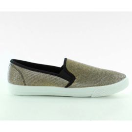 Baskets irisées LV-628 Złote doré