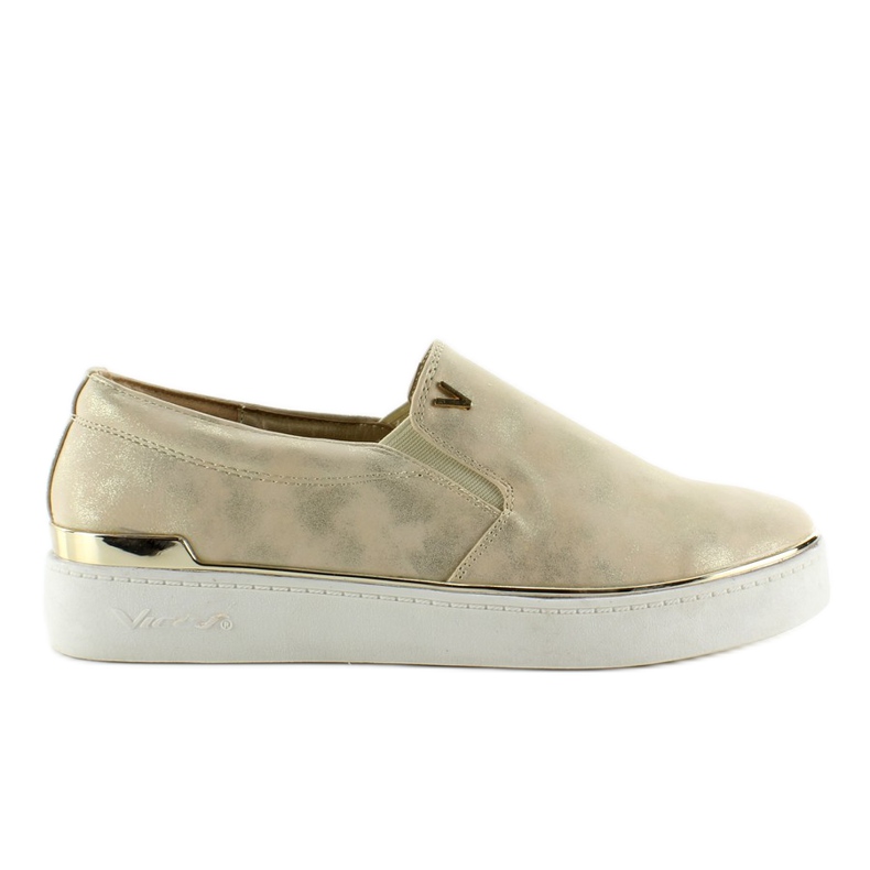 Slip-on avec une bordure métallique 786 Gold d'or