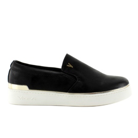Slip-on avec une bordure métallique 786 Noir le noir
