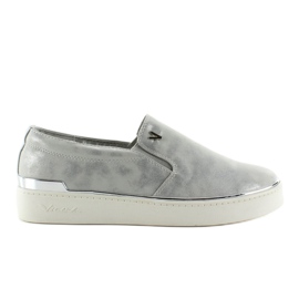 Slip-on avec une bordure métallique 786 Gris