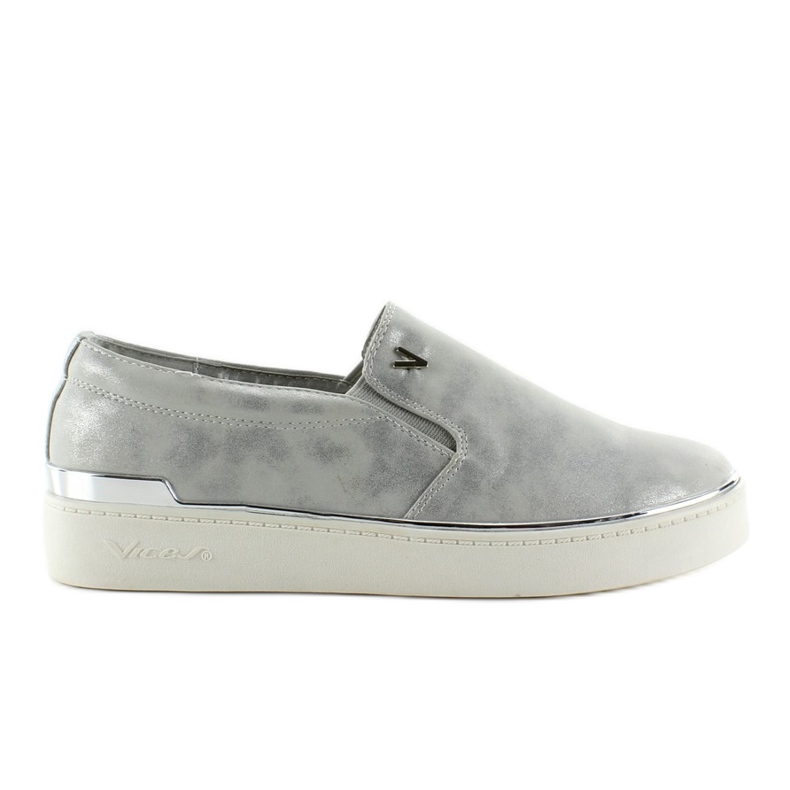 Slip-on avec une bordure métallique 786 Gris