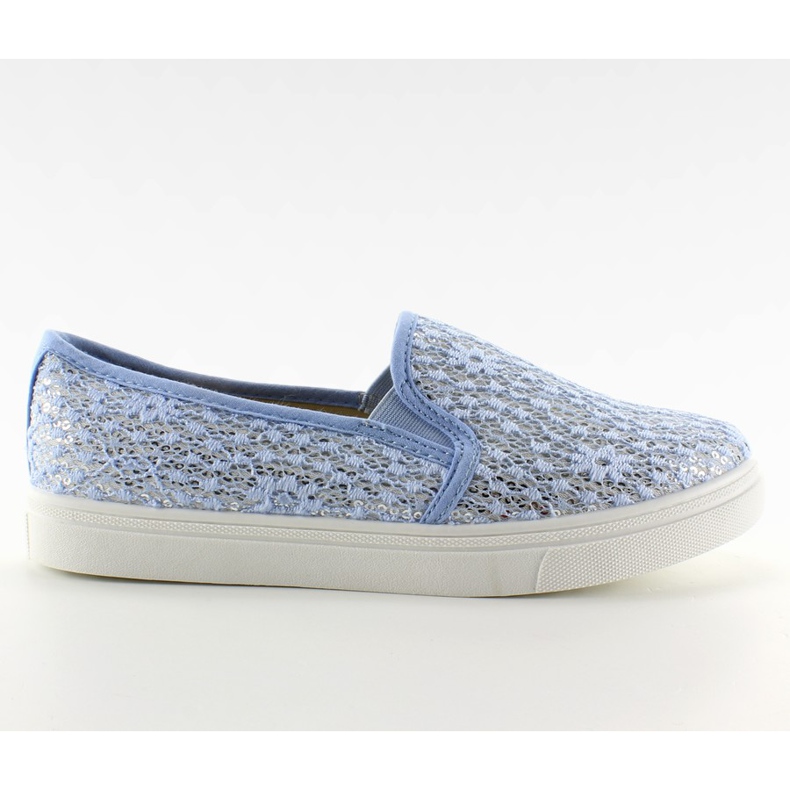 Slip-on dentelle pastels XIN07P Bleu clair Slip-on dentelle pastels XIN07P Bleu clair