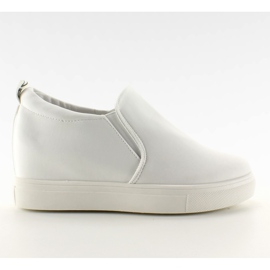 Talon compensé 6-6 blanc blanche