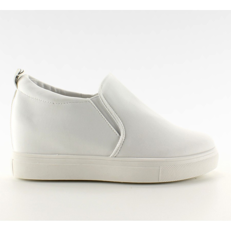 Talon compensé 6-6 blanc blanche