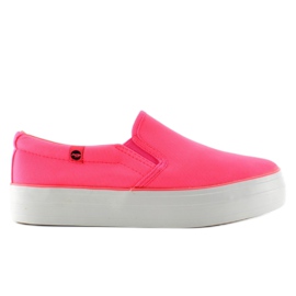Slipons sur semelle double GF-41 Fluorescent Red rose
