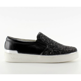 Slipony élégant et élégant 788-26 Noir