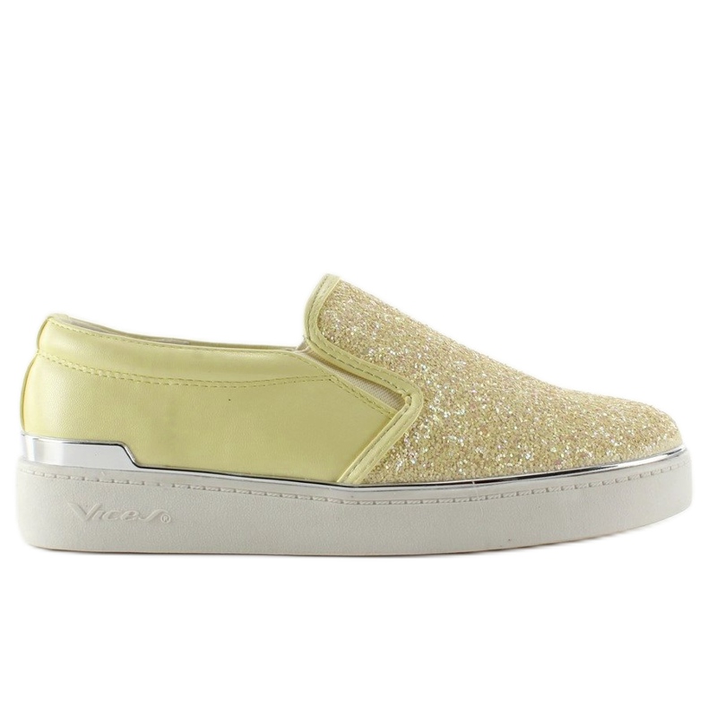 Slipony élégant et élégant 788-26 Jaune