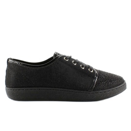 Chaussures à bout diamant 5-63 Noir le noir
